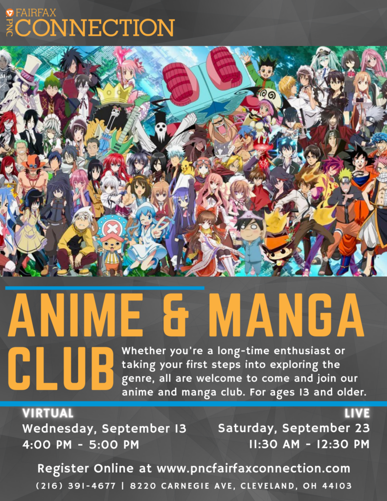 Anime & Manga Club (VIRTUAL) - PNC Fairfax Connection